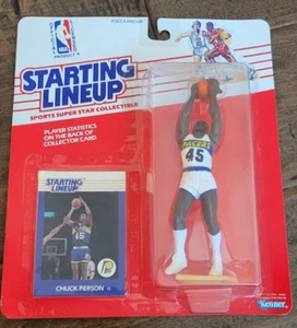 Kenner 1988 alineación inicial Slu Chuck Person Indiana Pacers Spurs castaño rojizo bonito - Imagen 1 de 2