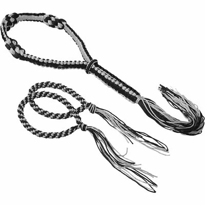 BLACK SILVER GREY MUAY THAI FIGHTER AUTHENTIC MONGKOL HEADBAND ARM BAND (SET) - Image 1 of 4