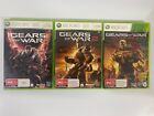 Xbox 360 - Gears Of War Game Bundle - 3 X Games - G/vgc - Tested - Ma15+ - Pal