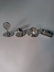 ESPN Sports Scene It Board Game 4 Replacement Tokens Game Pieces..Ships Fast - Picture 1 of 1