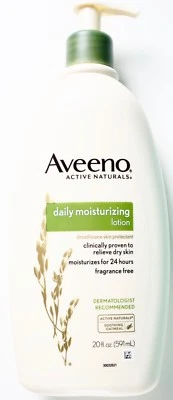 Aveeno Daily Moisturizing Lotion Cream Fragrance-Free, 20 Ounces - Image 1 of 2