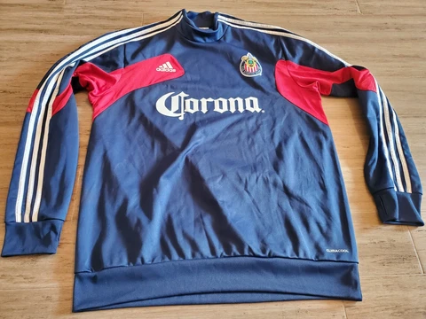 Goalie Thumbholes defunct Club Deportivo Chivas Adidas jersey shirt Corona Cover