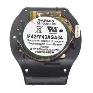 Genuine Battery 361-00047-00 With Back Cover For Garmin Forerunner 110 Watch - Picture 1 of 6