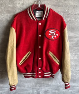 Chaqueta Universitaria DeLong San Francisco 49ers NFL Super Bowl Champs Talla 44 XL De Colección - Imagen 1 de 13