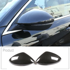 For Alfa Romeo Stelvio 17-20 ABS Fiber Rearview Mirror Cover Decorate Shell Trim - Picture 1 of 6
