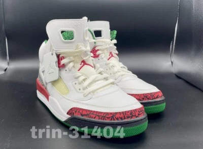 Air Jordan Spizike OG (2014) ¡Talla 13 blanco rojo universitario verde! ¡Nuevo sin caja! Foto 1 de 4