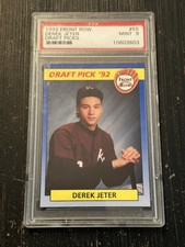1992 Front Row Derek Jeter Draft Picks New York Yankees RC Rookie HOF PSA 9 #55