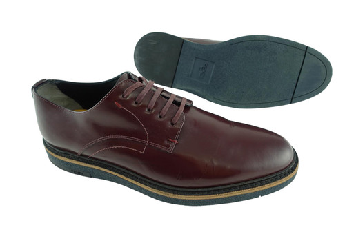 $868 Fendi BELLE Oxford stringate in vera pelle da uomo 10 5 scarpe eleganti 7L0869