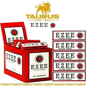 1000x EZEE RED Rizla ROLLING Papers Tabaco Cigarrillo Filtro Fumar Reino Unido P&P GRATIS - Imagen 1 de 3