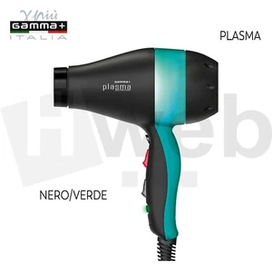Gammapiù Haartrockner Plasma Bactericidal Professional 2000W Schwarz Grün Wasser - Bild 1 von 3