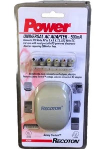 Recoton Universal AC Power Supply, NEW In Plastic - Picture 1 of 4