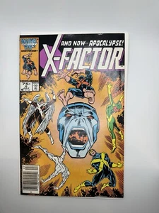 X-Factor 6 Marvel 1986 Newsstand BIG KEY 1ST APOCALYPSE - Picture 1 of 6