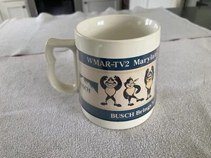 Baltimore Orioles 12 oz plastic Mug WMAR-TV2 Busch Beer Thermo-Serv - Picture 1 of 11