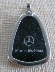 VTG Mercedes Benz Metal Keychain Silvertone FOB Promotional Car Collectible - Picture 1 of 4