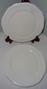 4 piatti da insalata ottagonali MIKASA antichi in osso bianco Cina - Foto 1 di 2