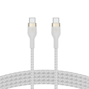 Belkin BoostCharge Pro Flex Braided USB-C to USB-C Charger Cable (2M/6.6FT), - Photo 1 sur 7