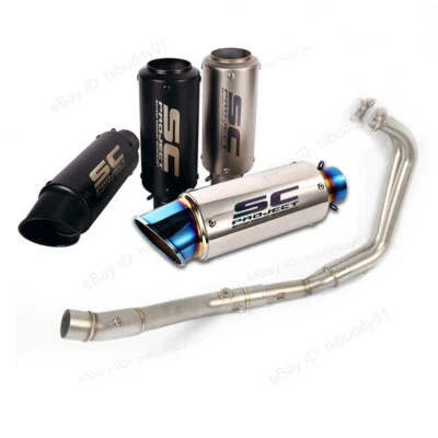Sistema de escape completo 51 mm silenciador tubo DB Killer para Yamaha YZF R3 R25 MT-03 MT25 Foto 1 de 4