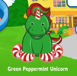Webkinz Classic Green Peppermint Unicorn PROMO Pet Code Only - Picture 1 of 1