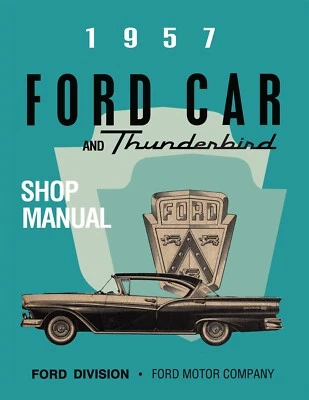 Ford Car and Thunderbird 1957 manual de taller Foto 1 de 3