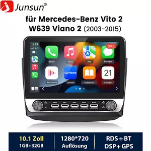 Für Benz Vito Viano W639 2003-2015 Carplay Android 13 Autoradio GPS Navi WIFI BT - Bild 1 von 18