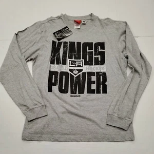 NWT Los Angeles Kings NHL Gray Men’s Long Sleeve T-Shirt Small New With Tags - Picture 1 of 8