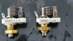 Air Variable Ceramic Capacitor 2.2-15pF 400V USSR Lot 2pcs+ - Picture 1 of 2