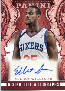2013-14 PANINI ROOKIE RC RISING TIDE AUTO AUTOGRAPH ELLIOT WILLIAMS 76ERS 