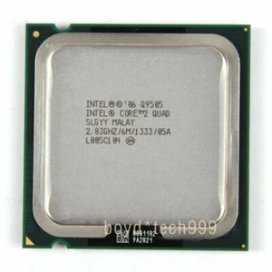 Intel CORE 2 QUAD Q9505 PROCESSOR 2.83GHZ/1333(SLGYY)LGA 775/Socket T CPU - Picture 1 of 1