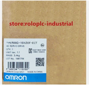 New In Box Original Omron R88D-1SN30F-ECT Servo Drive R88D1SN30FECT - Picture 1 of 3