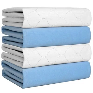 Heavy Absorbency Bed Pad Washable and Reusable Incontinence Bed Underpads 34"... - Picture 1 of 6