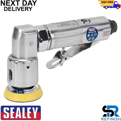 Sealey SA70 Air Orbital Sander Mini Disc 50mm Lightweight Sanding Garage DIY - Image 1 of 3