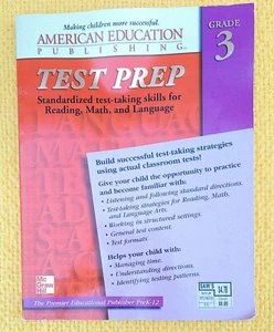 Test Prep Grade 3 - American Education Publishing - Picture 1 of 5