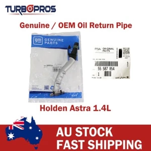 Genuine Turbo Charger Oil Return Pipe For Holden Astra 1.4L - Imagen 1 de 7