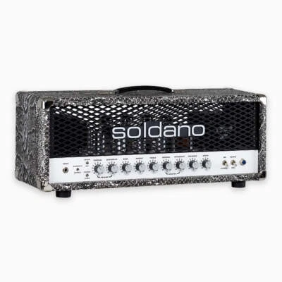 Soldano SLO-100 Custom 100 Watt Tube Guitar Amplifier Head - Snakeskin - Image 1 of 4