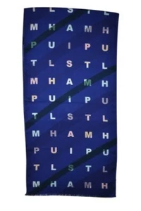 Paul Smith Mainline Double Sided Letters Silk Scarf Mens Brand New - Picture 1 of 6