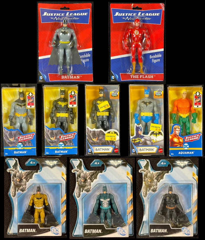 Colección de 10 figuras de acción Mattel DC Comics/Liga de la Justicia sin usar, en caja/sin usar, en caja Foto 1 de 4