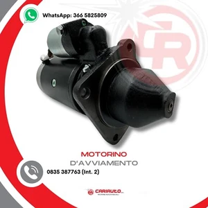 Motorino Avviamento 12V TRATTORE FIAT-AGRI NEW HOLLAND MT68A-AB-AC Lungo 340 mm - Imagen 1 de 4