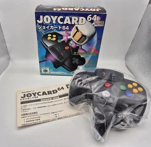 Nintendo 64 Hudson Controller Boxed N64 Black Controller Bomberman Joycard New - Picture 1 of 16