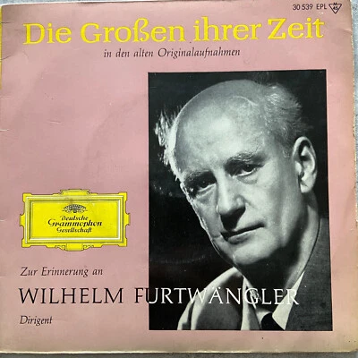 BACH: Brandenburgisches Konzert 3 - Furtwängler (EP DGG 30 539 EPL) - Bild 1 von 3