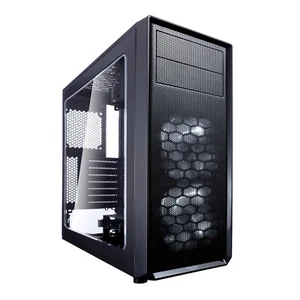 Fractal Focus G No Power Supply ATX Mid Tower w/ Window (Black) FD-CA-FOCUS-BK-W - Picture 1 of 16