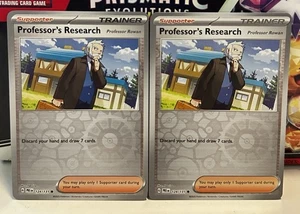 (2er Set) Pokemon Mega Evolution Reverse Holo - Professor Research Rowan #124 - Bild 1 von 1
