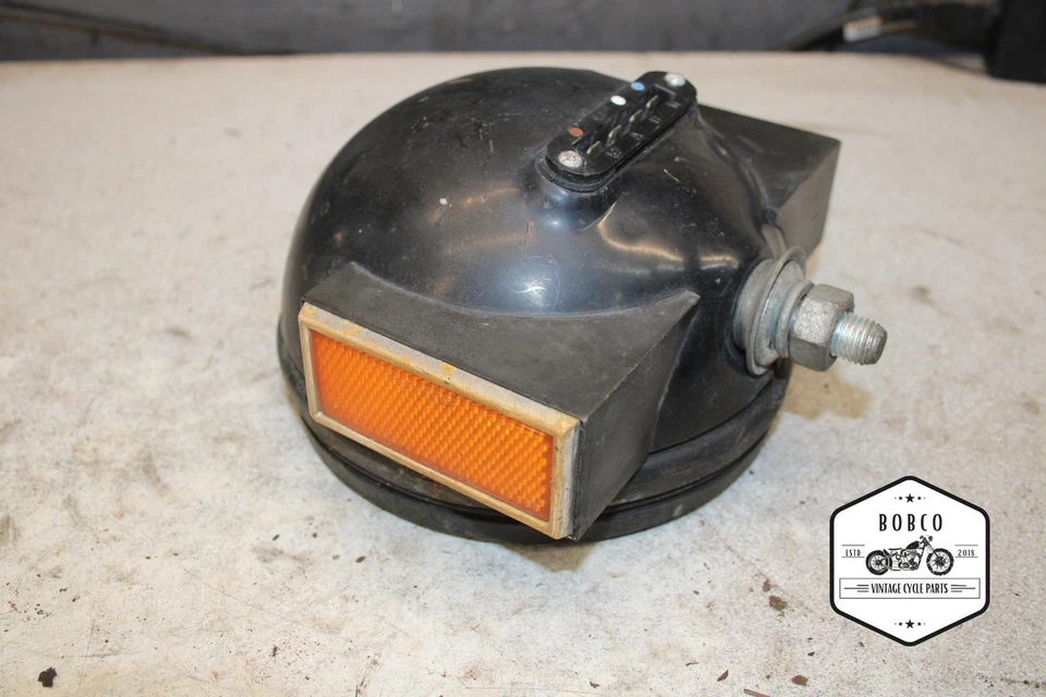 1973 Harley-Davidson SS Sprint 350 Aermacchi HEADLIGHT CASE BUCKET X4-2749.ABW - Image 1 of 4
