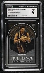 2023 Panini Prizm Draft Picks Brilliance Scoot Henderson #3 CGC 9 Mint Rookie RC - Picture 1 of 3