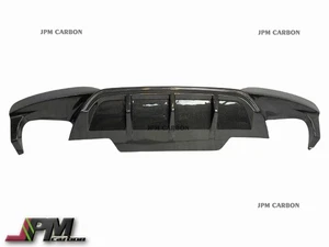 Fit BMW F06 F12 F13 M6 only P Style Carbon Fiber Rear Replacement Diffuser - Foto 1 di 3