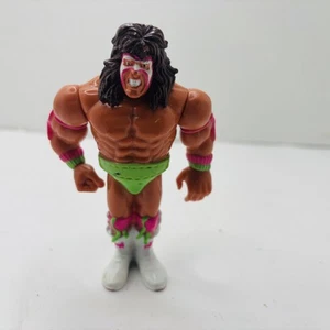 WWF Hasbro Titan Sports Vintage 1990 Ultimate Warrior Series 1 Wrestling Figure - Picture 1 of 3