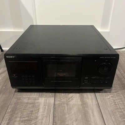 Sony CDP-CX681 200-Disc Mega Storage CD Changer Player Vintage Tested Black - Image 1 of 4