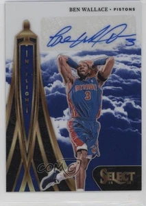 2024 Panini Select In Flight Signatures Blue Prizm/49 Ben Wallace #IFS-WAL HOF - Imagen 1 de 3