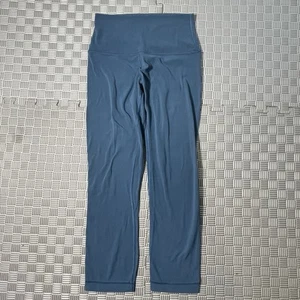 Lululemon Align High Rise Crop Leggings Size 4 Inseam 21” W6AS8S Athleisure Blue - Picture 1 of 11
