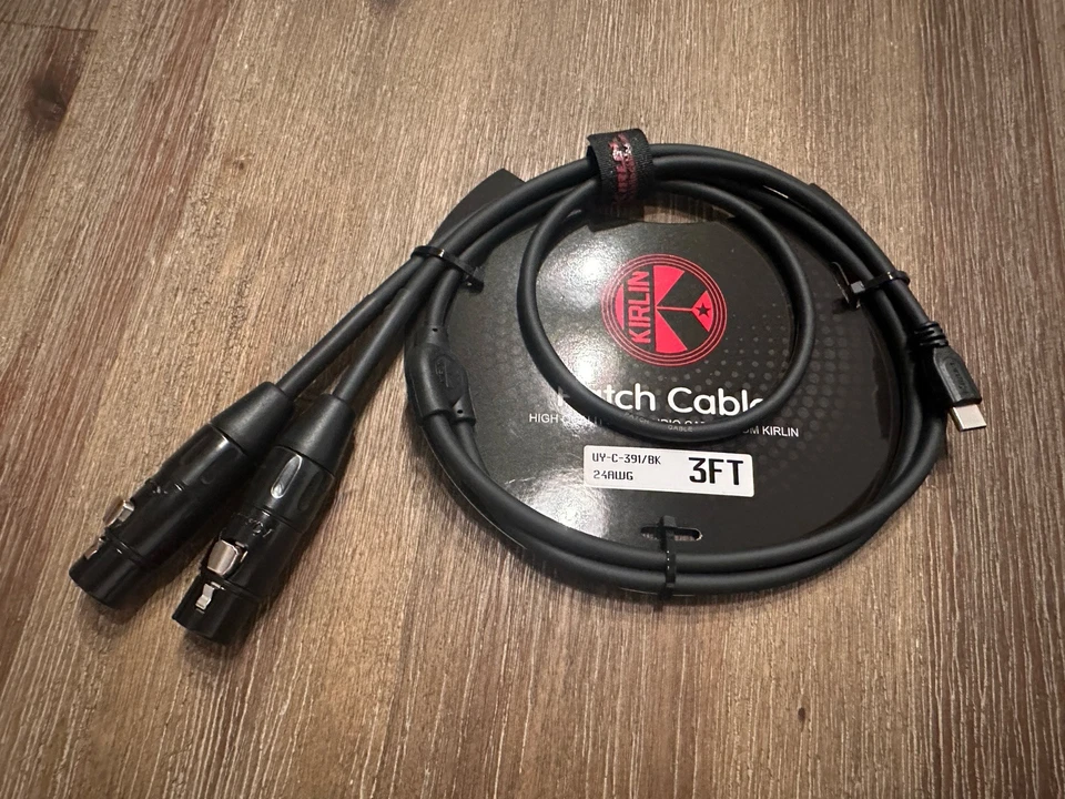 Cables de conexión USB C a 2 XLR hembra - ¡Envío gratis!  ** ¡Artículo nuevo! ** Foto 1 de 4