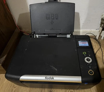 Black Kodak ESP C315 All In One Printer NO INK Working With Power Cable.  - Image 1 of 4